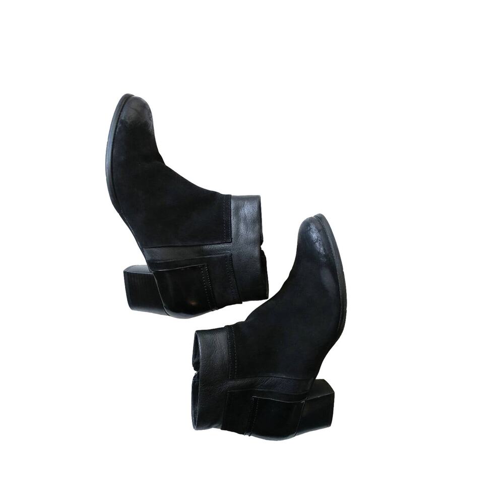 Regade La Ciel Lined Black Leather Boots Size 41